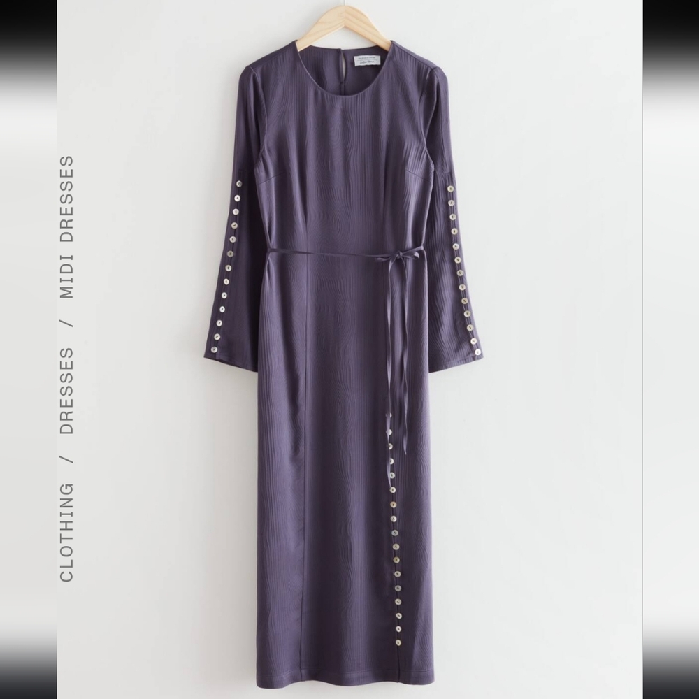 NWT & Other Stories Elegant Purple Maxi Dress - Abaya dress